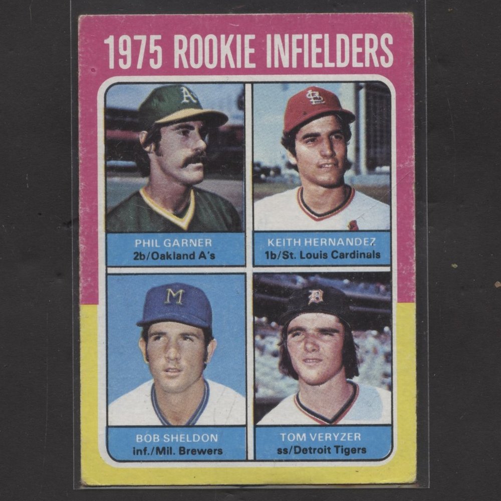1975 TOPPS BASEBALL KEITH HERNANDEZ ROOKIE CARD ST LOUIS CARDINALS